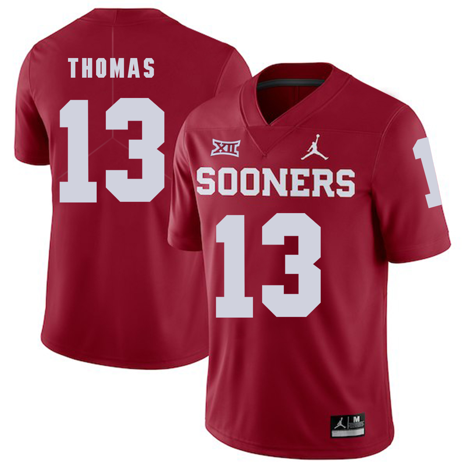 Oklahoma Sooners 13 Ahmad Thomas Red College Football Jersey
