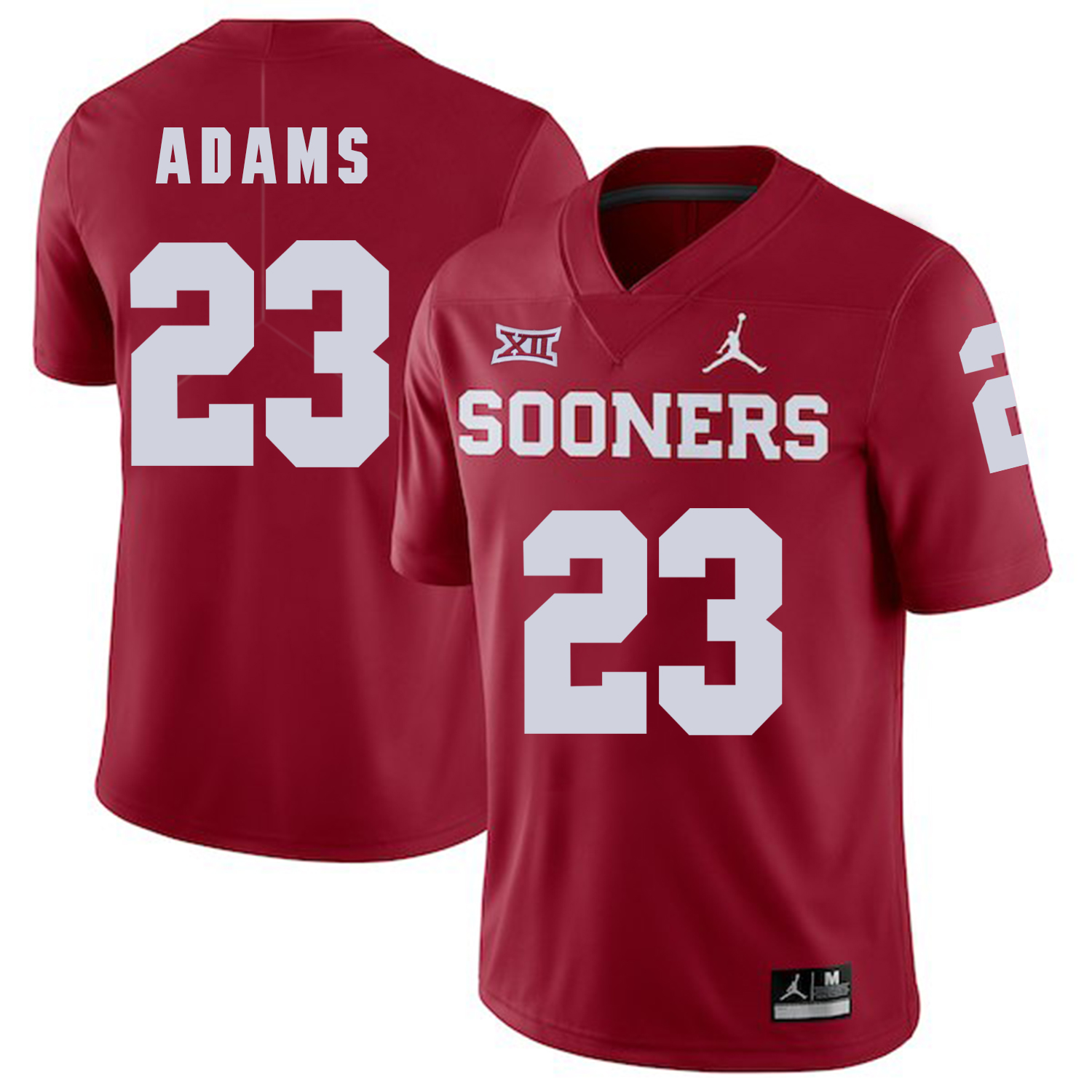 Oklahoma Sooners 23 Abdul Adams Red College Football Jersey