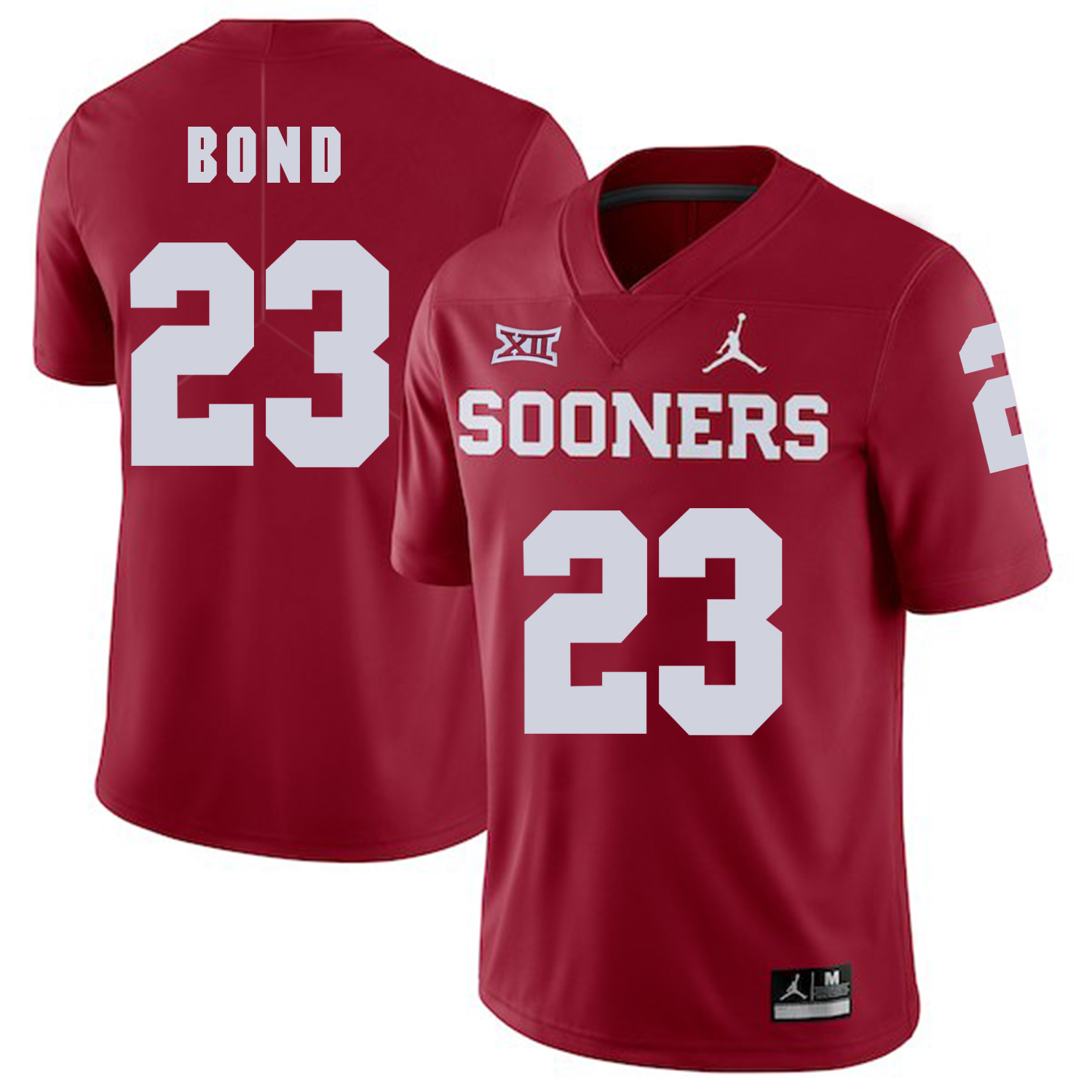 Oklahoma Sooners 23 Devante Bond Red College Football Jersey
