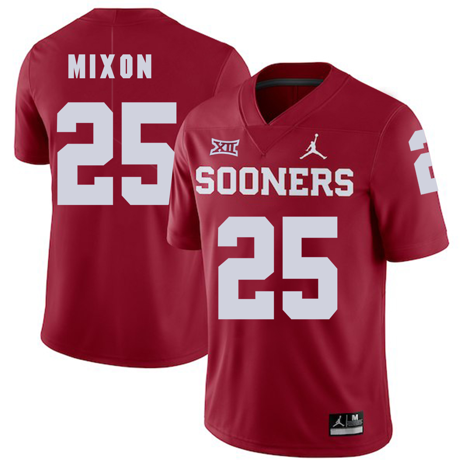 Oklahoma Sooners 25 Joe Mixon Red College Football Jersey