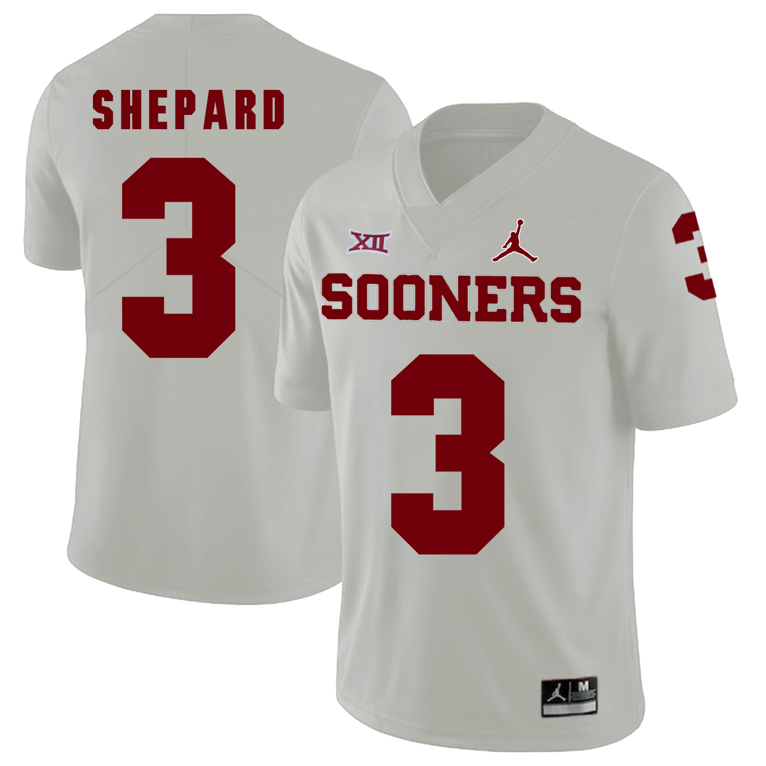 Oklahoma Sooners 3 Sterling Shepard White College Football Jersey