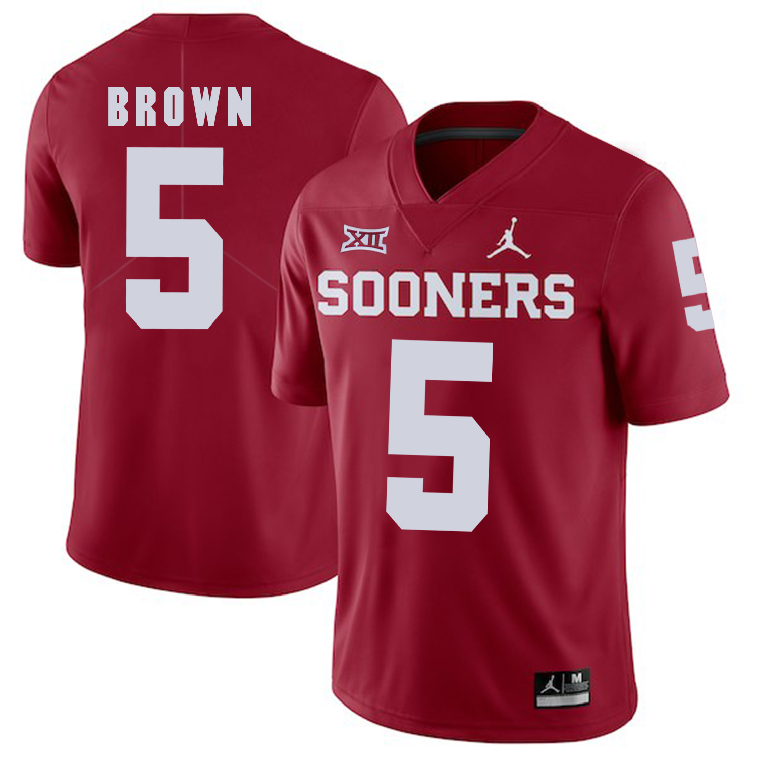 Oklahoma Sooners 5 Marquise Brown Red College Football Jersey