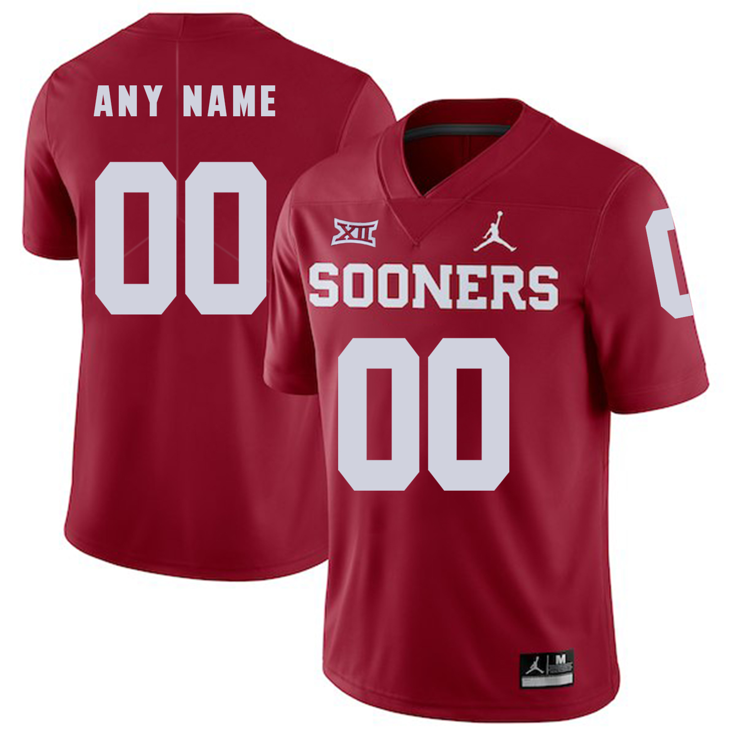 Oklahoma Sooners Red Men's Customized College Football Jersey
