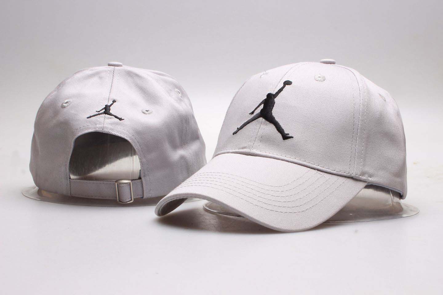 Air Jordan White Fashion Peaked Adjustable Hat YP