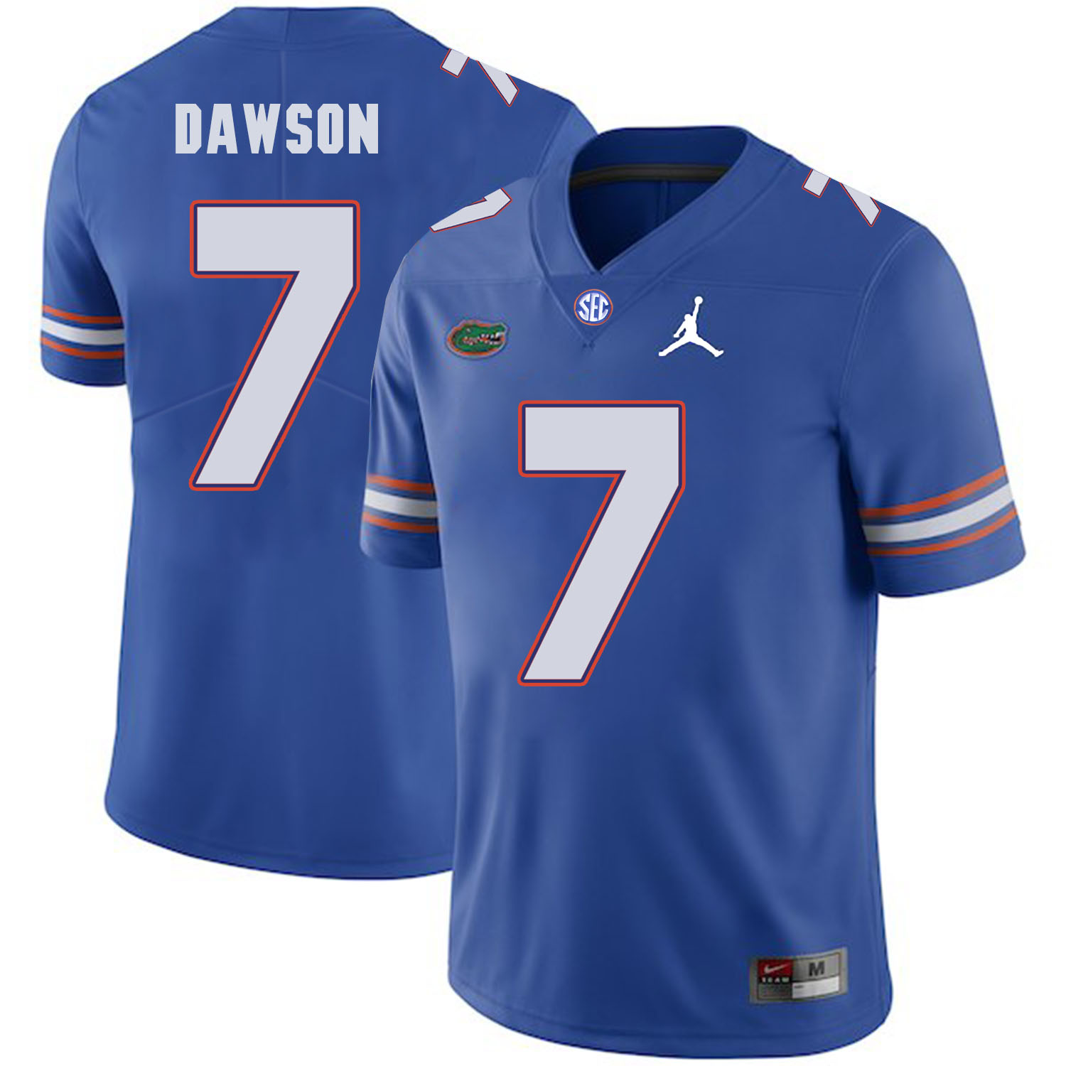 Florida Gators 7 Duke Dawson Blue College Football Jersey