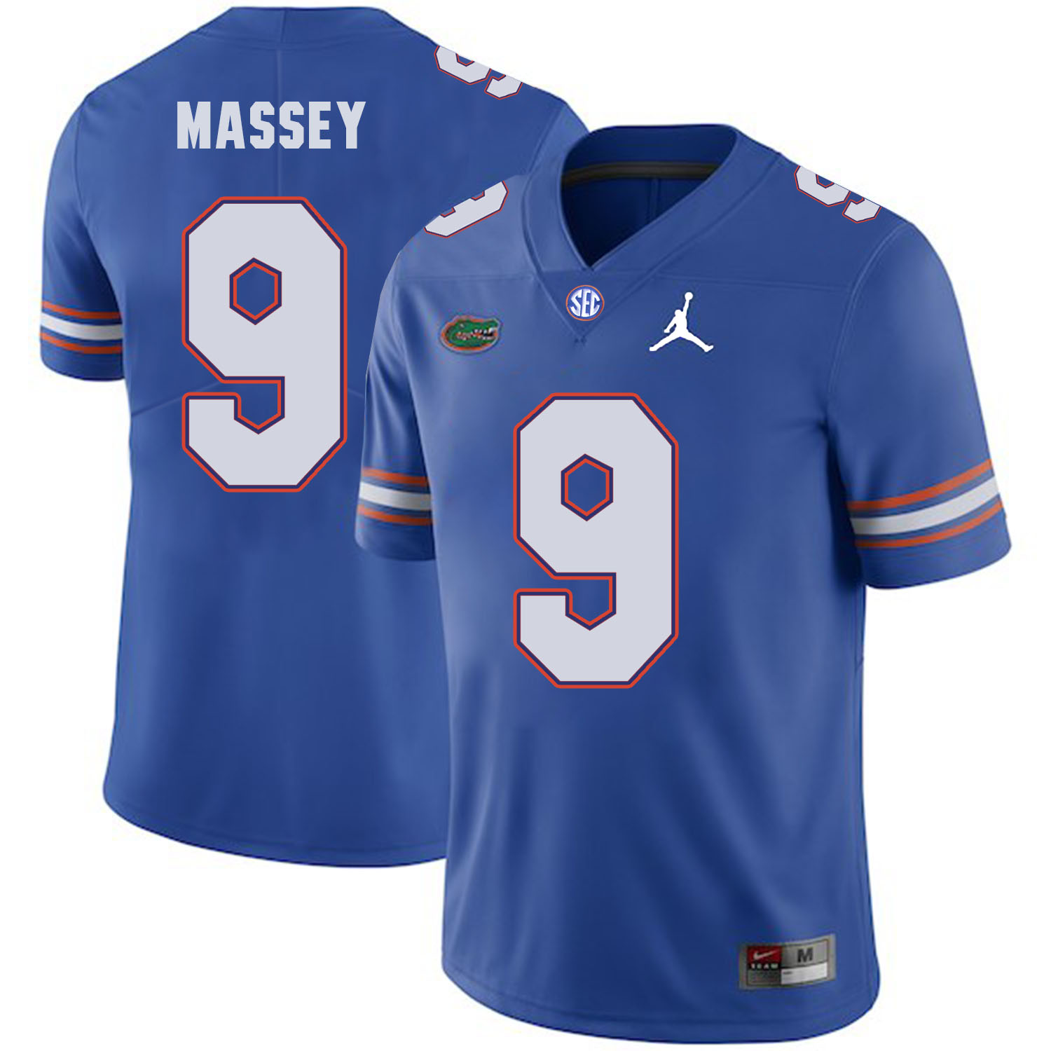 Florida Gators 9 Dre Massey Blue College Football Jersey - Click Image to Close