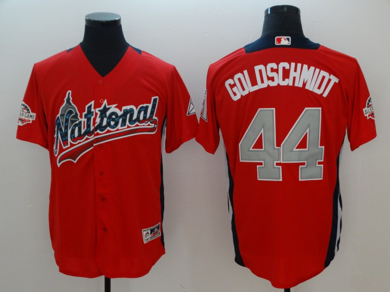 National League 44 Paul Goldschmidt Red 2018 MLB All-Star Game Home Run Derby Jersey