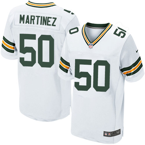 Nike Packers 50 Blake Martinez White Elite Jersey - Click Image to Close