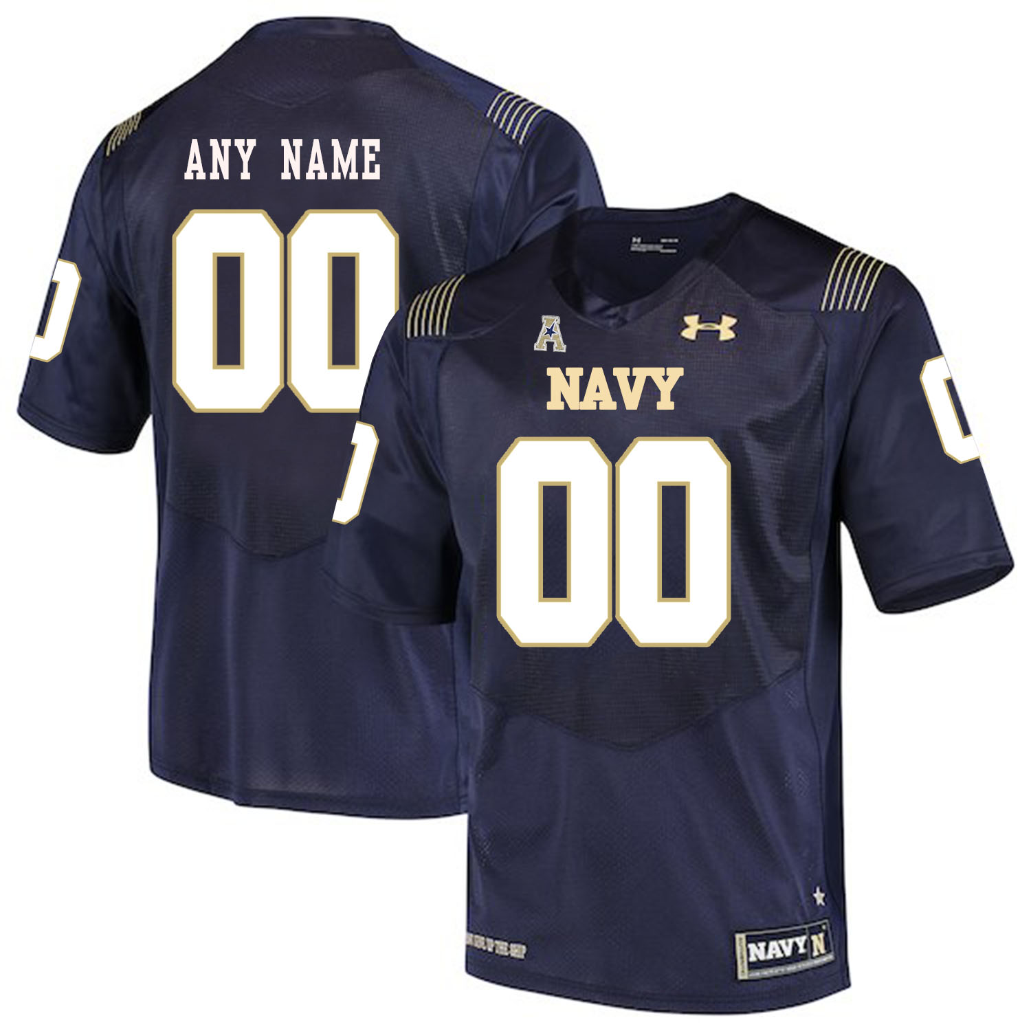 Navy Midshipmen Navy Men's Customized College Football Jersey