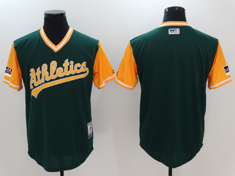 Athletics Green 2018 Players' Weekend Authentic Team Jersey - Click Image to Close