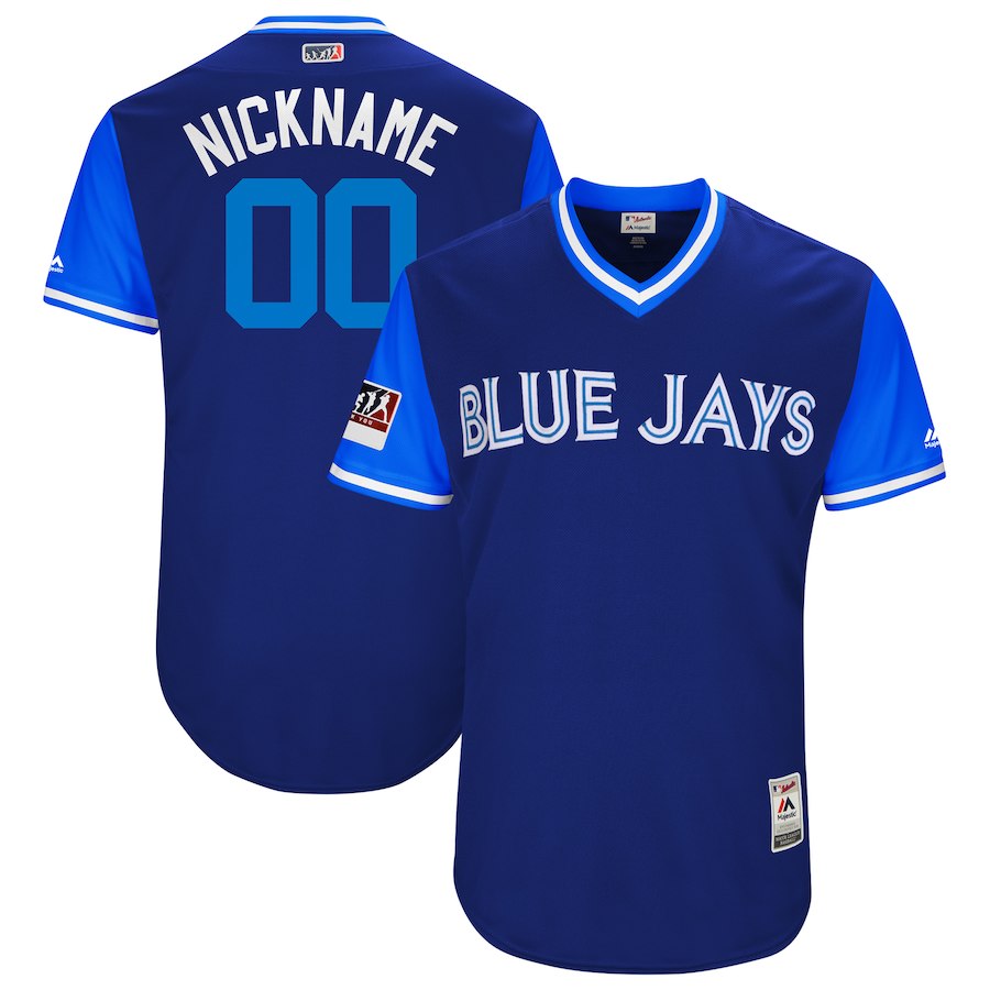 Blue Jays Royal 2018 Players' Weekend Authentic Men's Custom Jersey