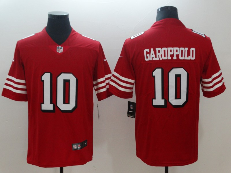 Nike 49ers 10 Jimmy Garoppolo Red 2018 Youth Vapor Untouchable Limited Jersey