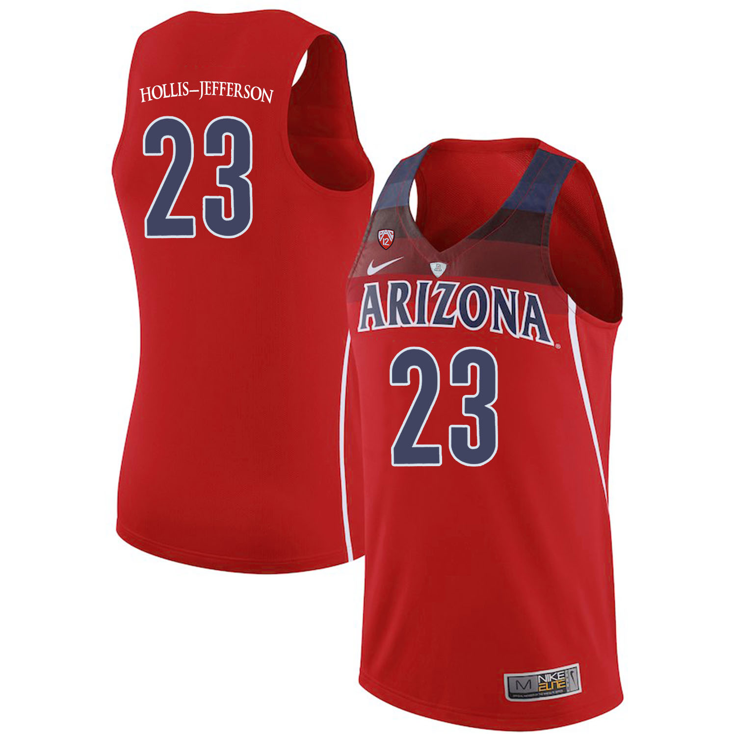 Arizona Wildcats 23 Rondae Hollis-Jefferson Red College Basketball Jersey