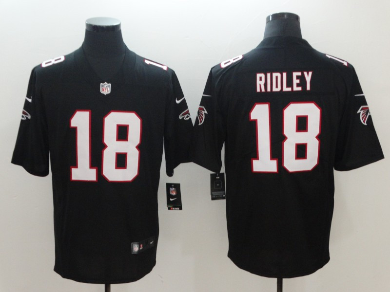 Nike Falcons 18 Calvin Ridley Black Vapor Untouchable Limited Jersey