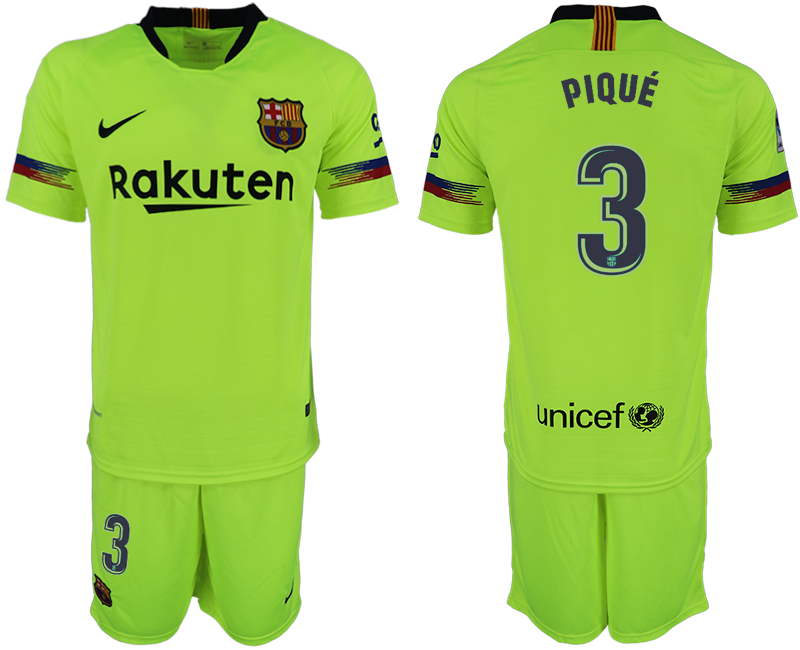 2018-19 Barcelona 3 PIQUE Away Soccer Jersey 2018-19 Barcelona 3 PIQUE Away Soccer Jersey
