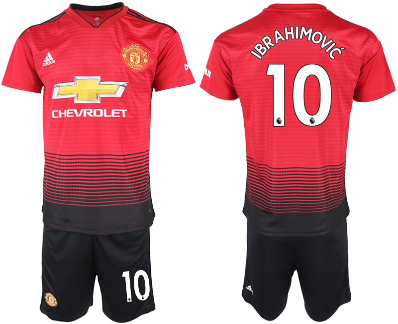 2018-19 Manchester United 10 IBRAHIMOVIC Home Soccer Jersey