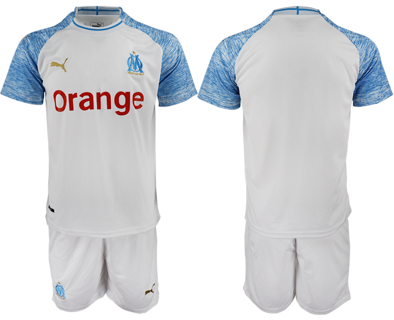 2018-19 Marseille Home Soccer Jersey