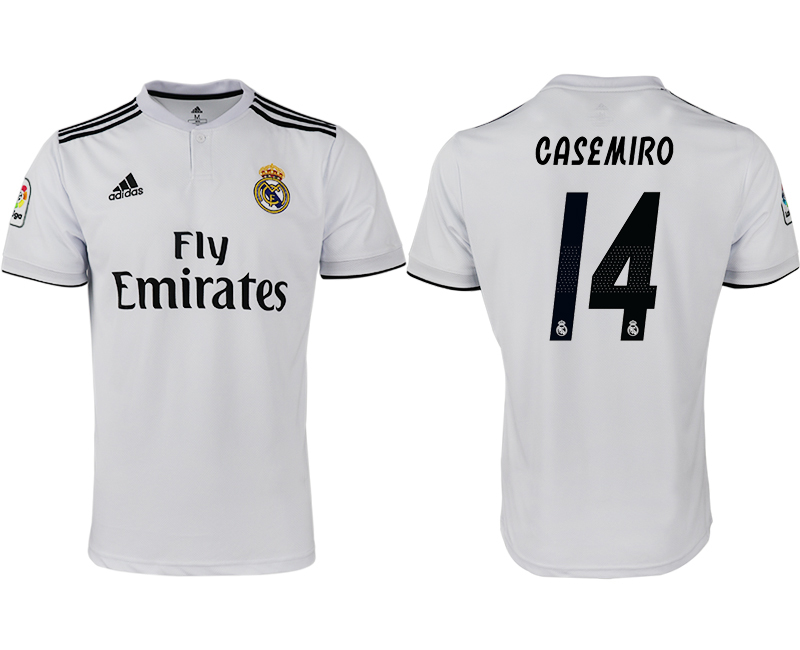 2018-19 Real Madrid 14 CASEMIRO Home Thailand Soccer Jersey