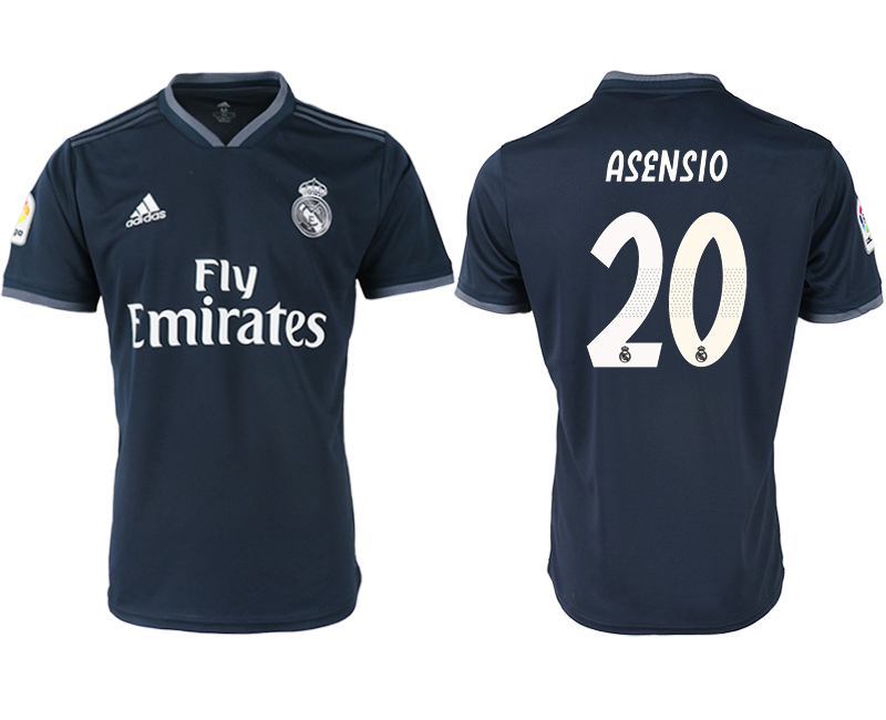 2018-19 Real Madrid 20 ASENSIO Away Thailand Soccer Jersey