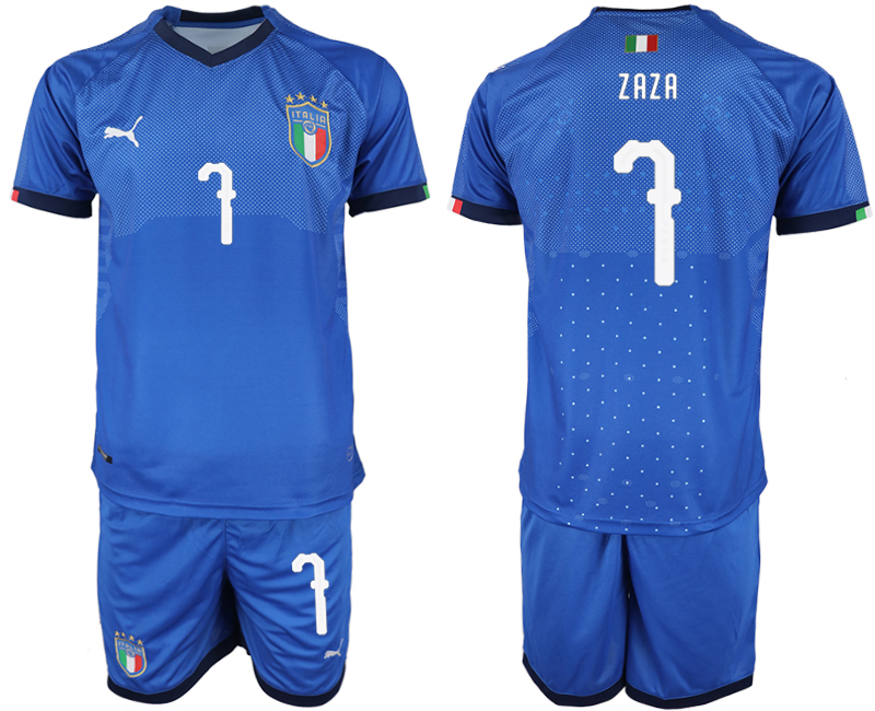 2018-19 Italy 7 ZAZA Home Soccer Jersey