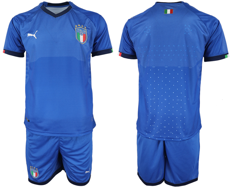 2018-19 Italy Home Soccer Jersey