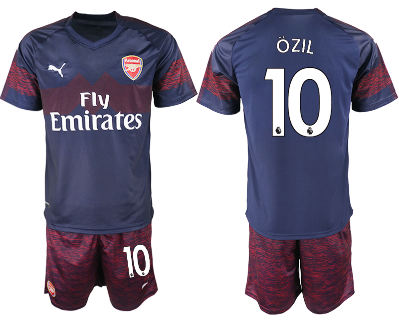 2018-19 Arsenal 10 OZIL Away Soccer Jersey
