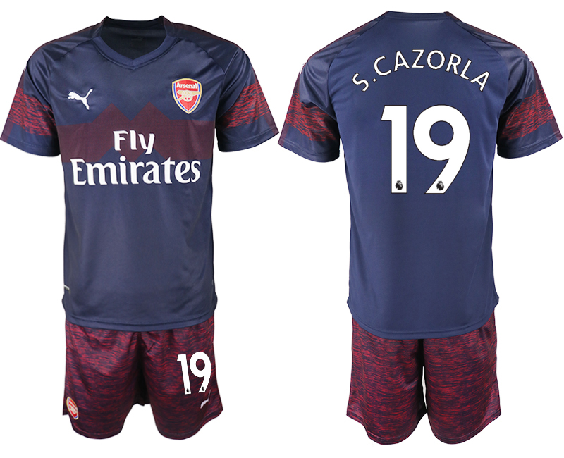 2018-19 Arsenal 19 S.CAZORLA Away Soccer Jersey