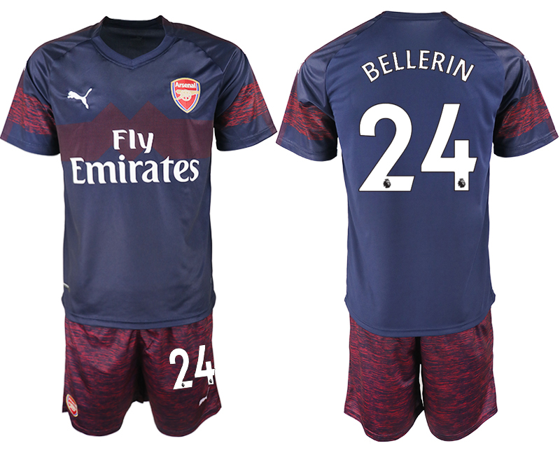 2018-19 Arsenal 24 BELLERIN Away Soccer Jersey