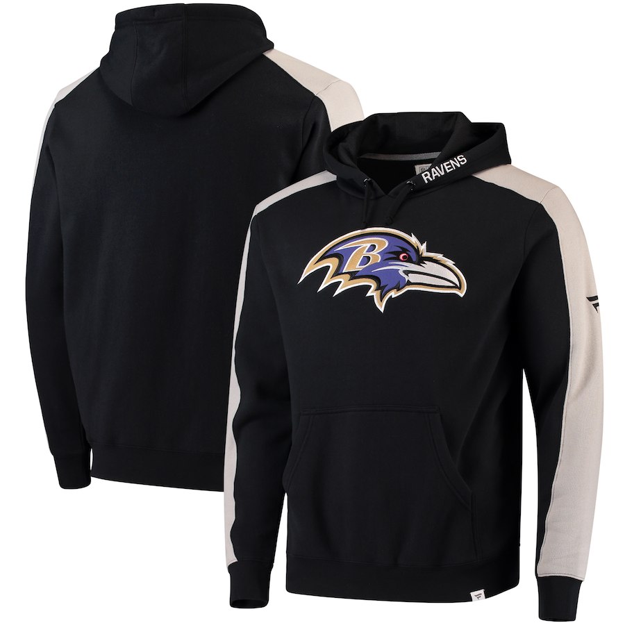 Baltimore Ravens NFL Pro Line by Fanatics Branded Iconic Pullover Hoodie Black