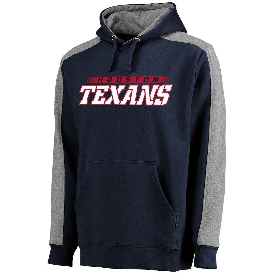 Houston Texans NFL Pro Line Westview Pullover Hoodie Navy Houston Texans NFL Pro Line Westview Pullover Hoodie Navy