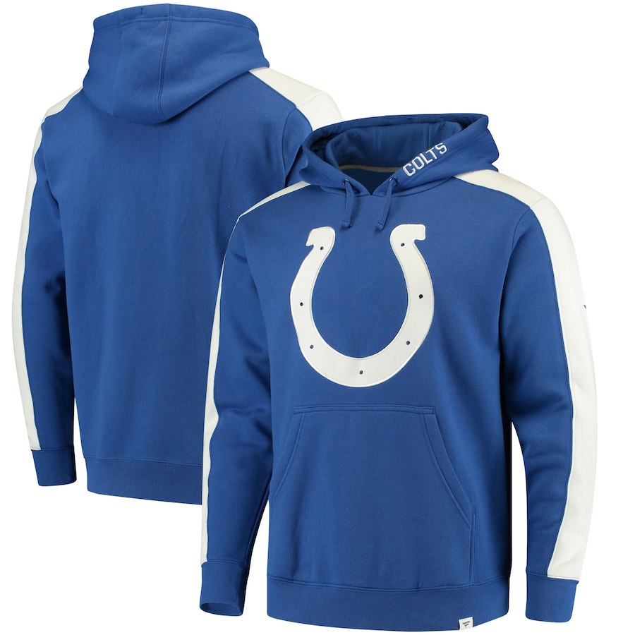 Indianapolis Colts NFL Pro Line by Fanatics Branded Iconic Pullover Hoodie Royal