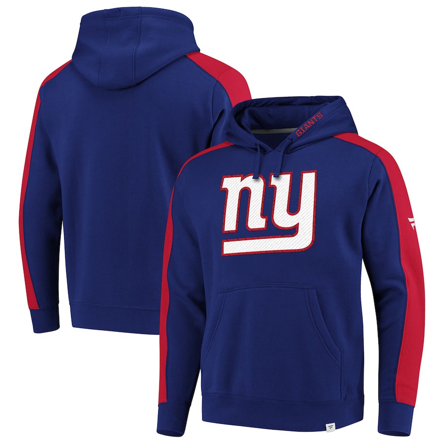 New York Giants NFL Pro Line by Fanatics Branded Iconic Pullover Hoodie Royal