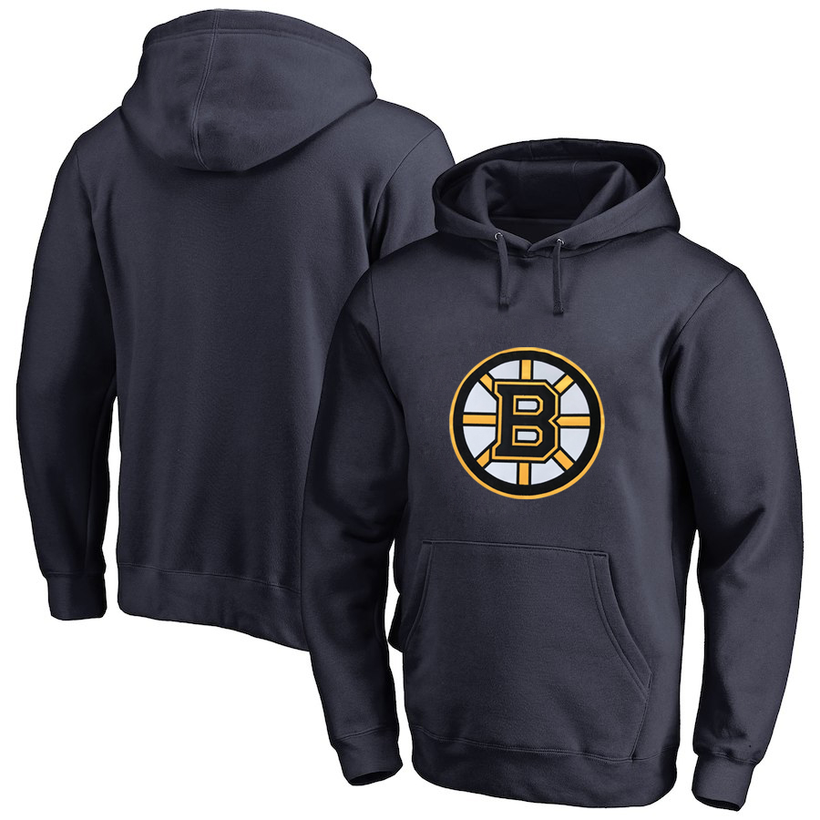Boston Bruins Navy All Stitched Pullover Hoodie