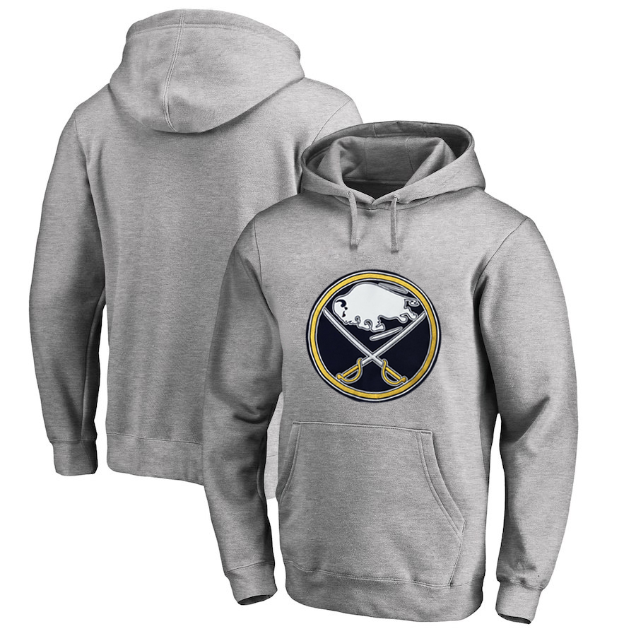 Buffalo Sabres Gray All Stitched Pullover Hoodie - Click Image to Close