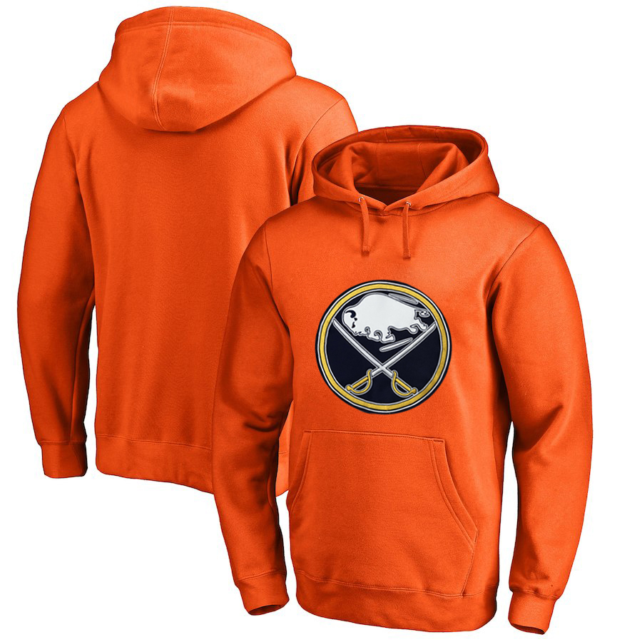 Buffalo Sabres Orange All Stitched Pullover Hoodie - Click Image to Close