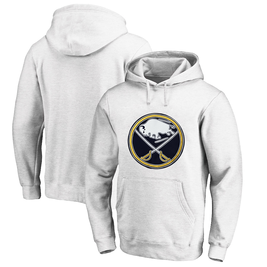 Buffalo Sabres White All Stitched Pullover Hoodie