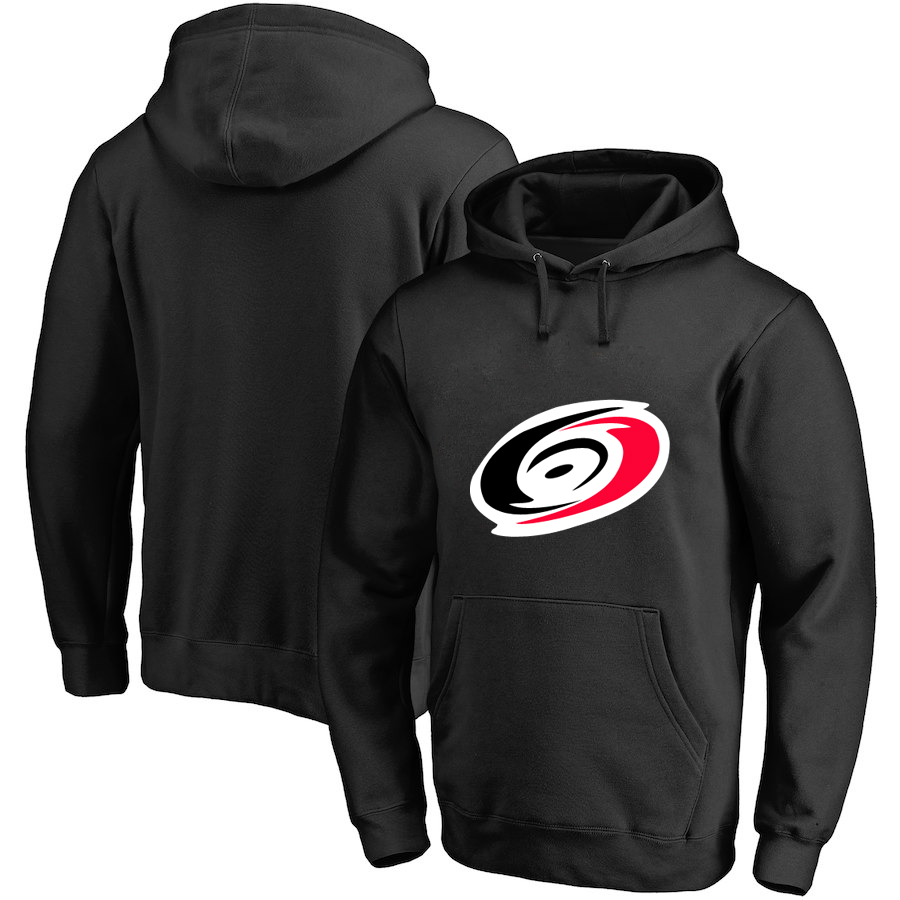 Carolina Hurricanes Black All Stitched Pullover Hoodie