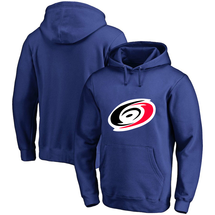 Carolina Hurricanes Blue All Stitched Pullover Hoodie