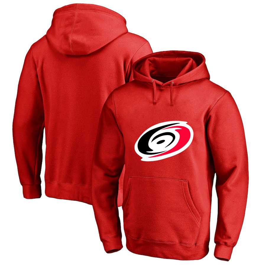 Carolina Hurricanes Red All Stitched Pullover Hoodie