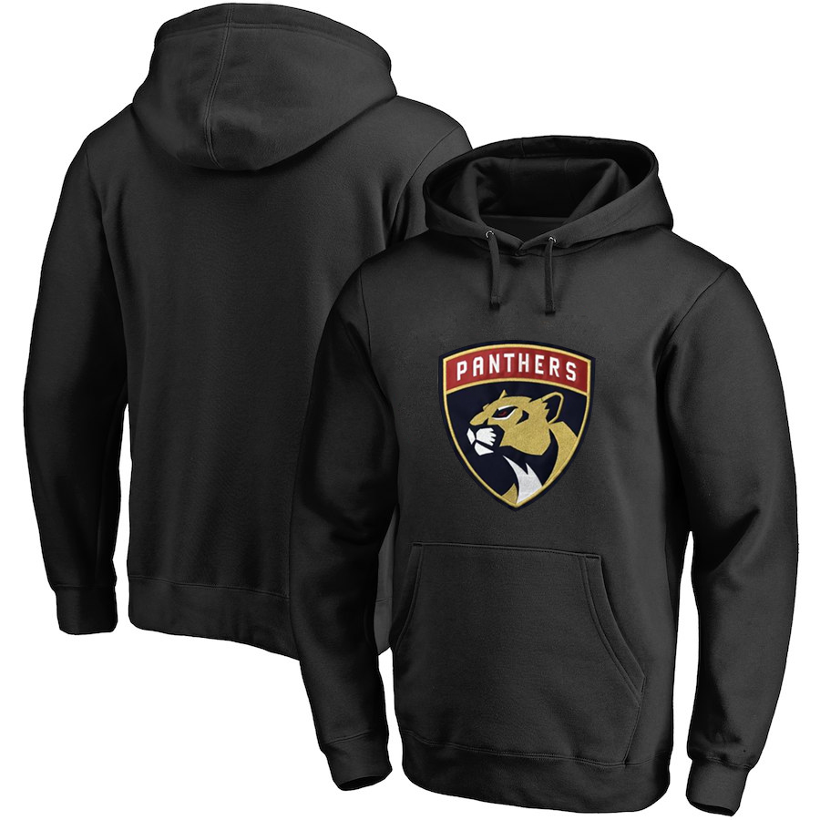 Florida Panthers Black All Stitched Pullover Hoodie