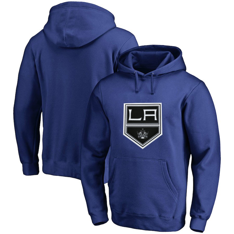 Los Angeles Kings Blue All Stitched Pullover Hoodie