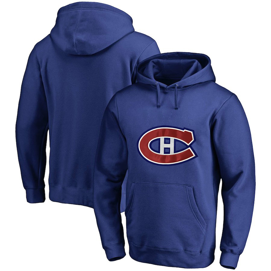 Montreal Canadiens Blue All Stitched Pullover Hoodie