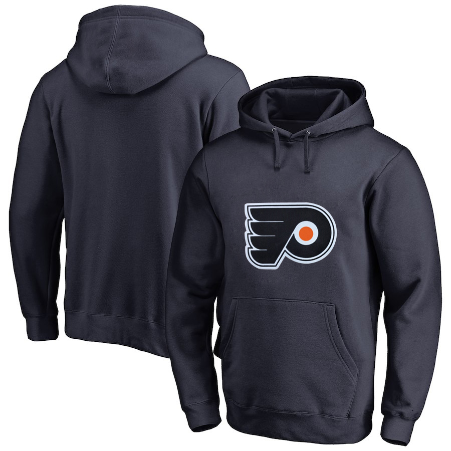Philadelphia Flyers Navy All Stitched Pullover Hoodie