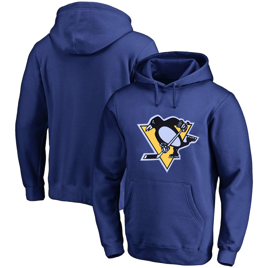 Pittsburgh Penguins Blue All Stitched Pullover Hoodie