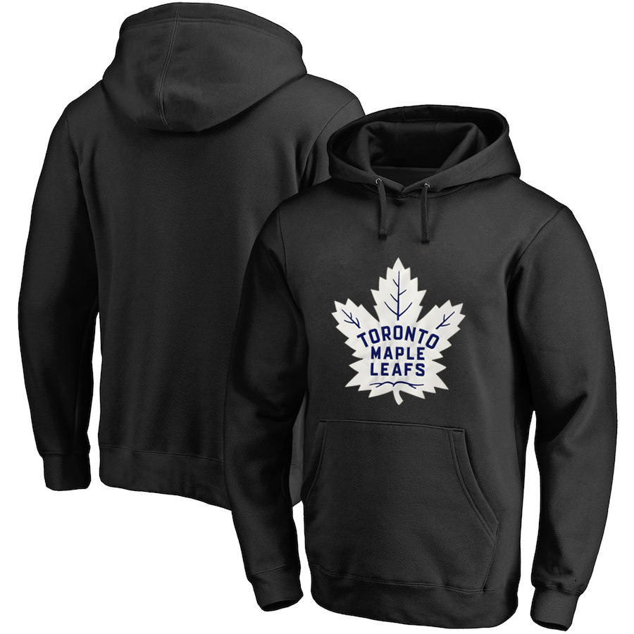 Toronto Maple Leafs Black All Stitched Pullover Hoodie