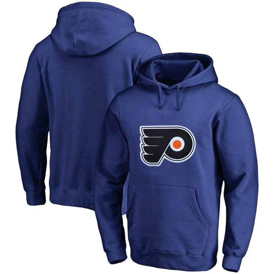 Philadelphia Flyers Blue Men's Customized All Stitched Pullover Hoodie