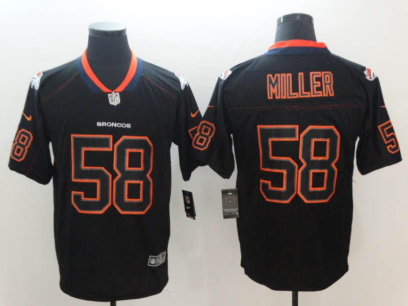 Nike Broncos 58 Von Miller Black Shadow Legend Limited Jersey