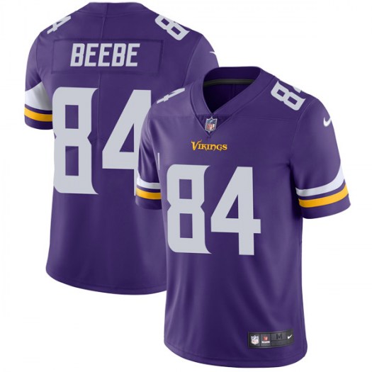 Nike Vikings 84 Chad Beebe Purple Vapor Untouchable Limited Jersey