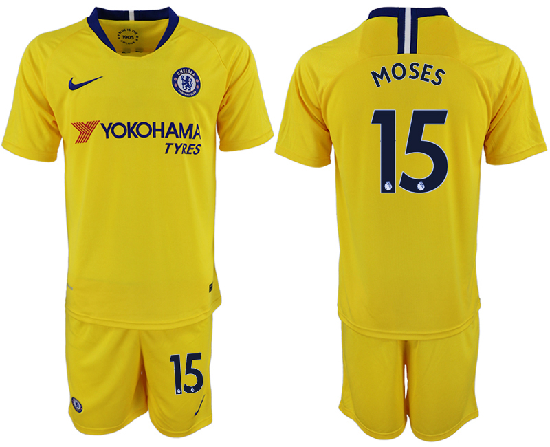2018-19 Chelsea 15 MOSES Away Soccer Jersey