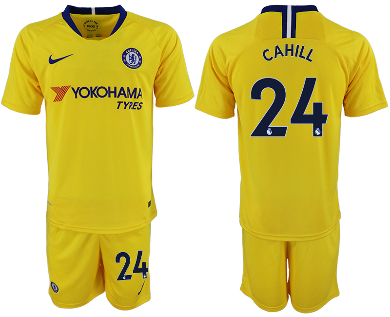 2018-19 Chelsea 24 CAHILL Away Soccer Jersey